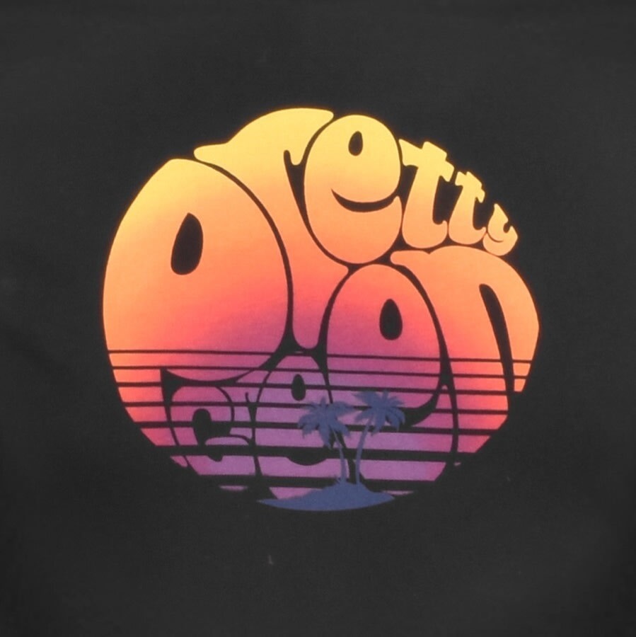 Alternative Image for ProductPretty Green Ibiza Sunset Logo T Shirt Black3
