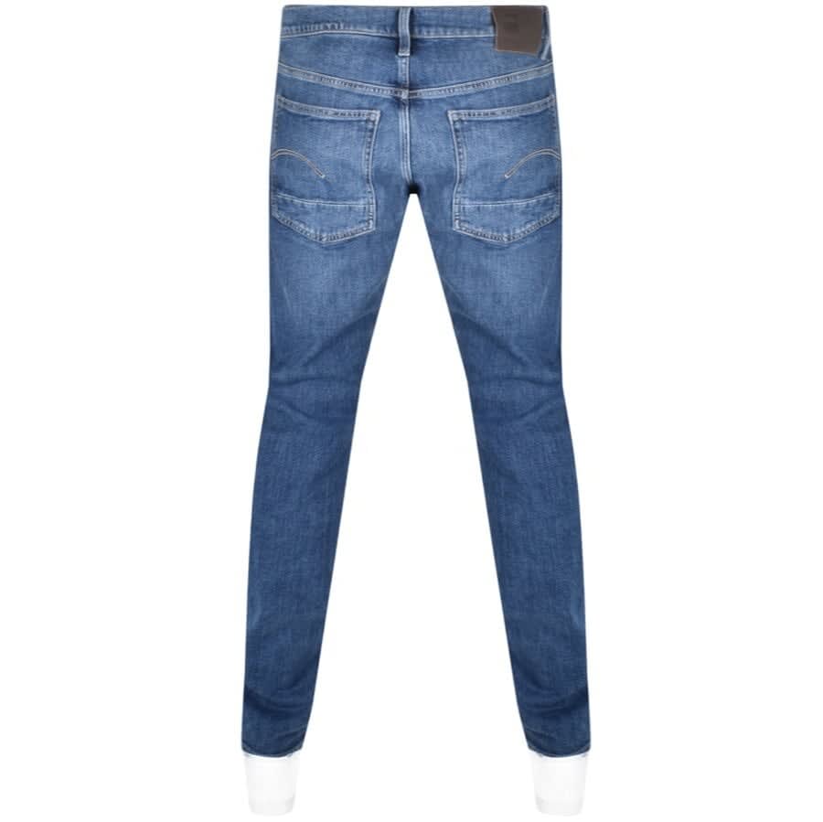 Alternative Image for ProductG Star Raw 3301 Slim Jeans Mid Wash Blue2