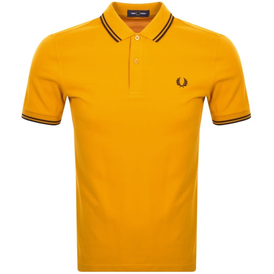Alternative Image for ProductFred Perry Twin Tipped Polo T Shirt Yellow1