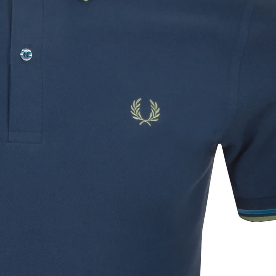 Alternative Image for ProductFred Perry Twin Tipped Polo T Shirt Navy3