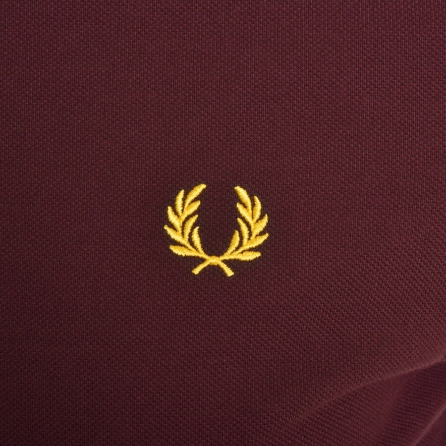 Alternative Image for ProductFred Perry Twin Tipped Polo T Shirt Burgundy3