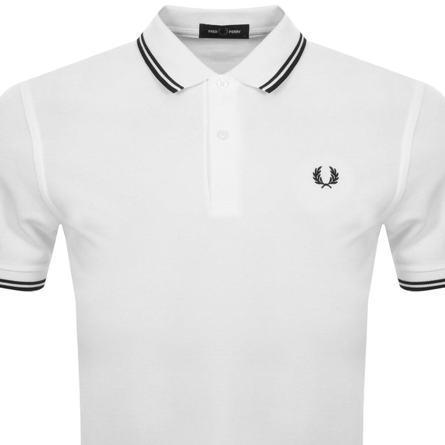 Alternative Image for ProductFred Perry Twin Tipped Polo T Shirt White2
