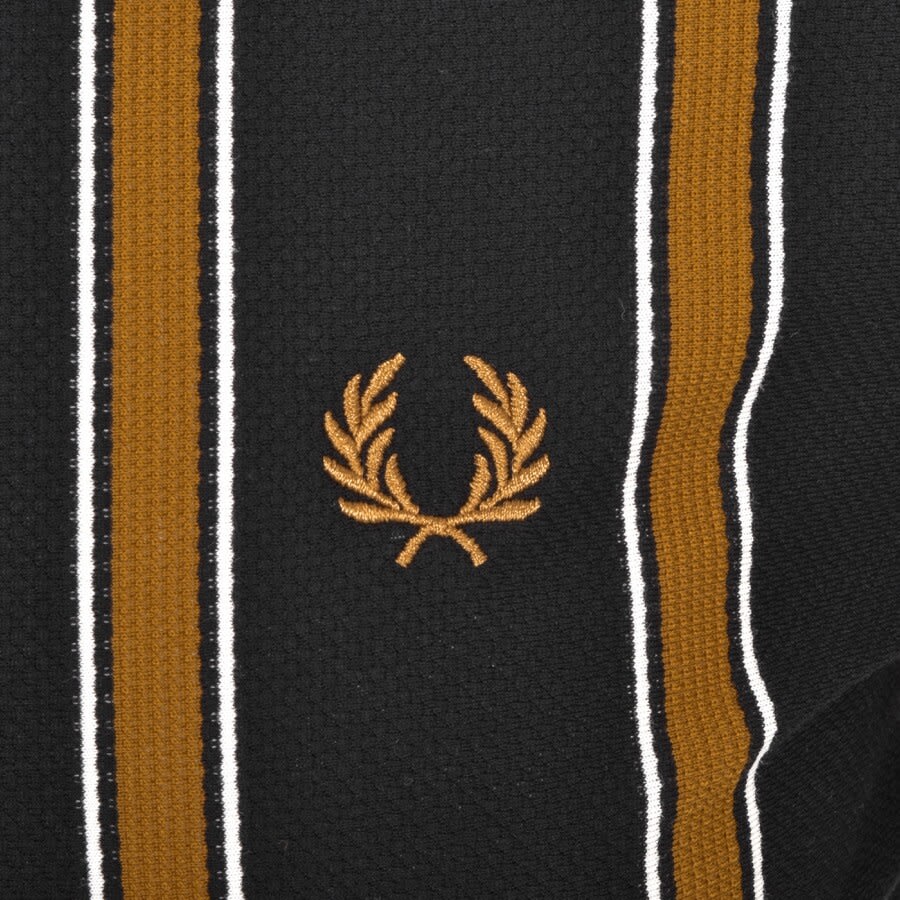 Alternative Image for ProductFred Perry Stripe Polo T Shirt Black3