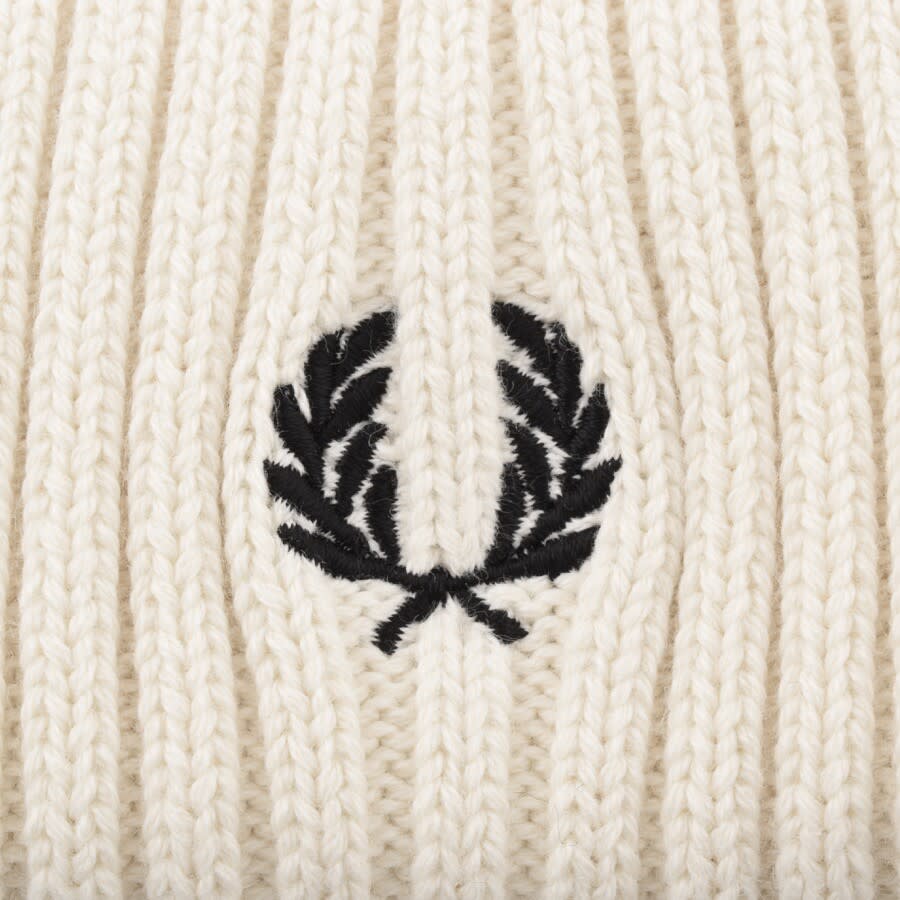Alternative Image for ProductFred Perry Short Beanie Hat Cream3