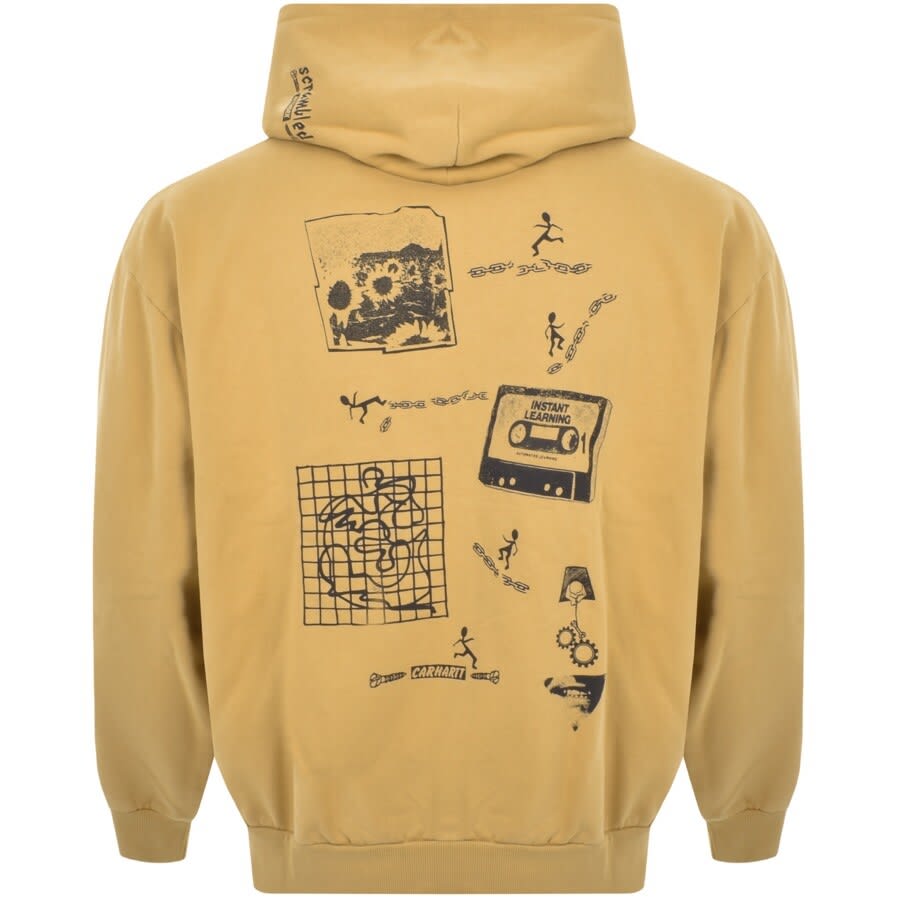 Alternative Image for ProductCarhartt Logo Hoodie Beige3