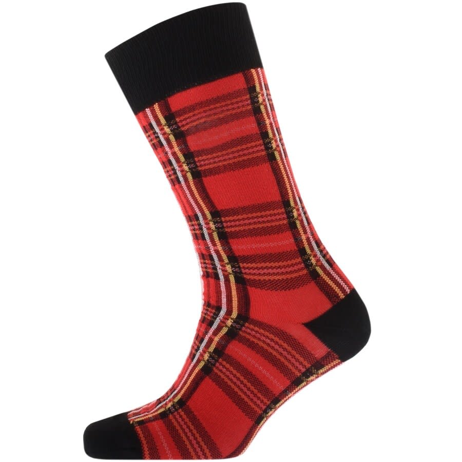 Alternative Image for ProductFred Perry Royal Stewart Tartan Socks Red2