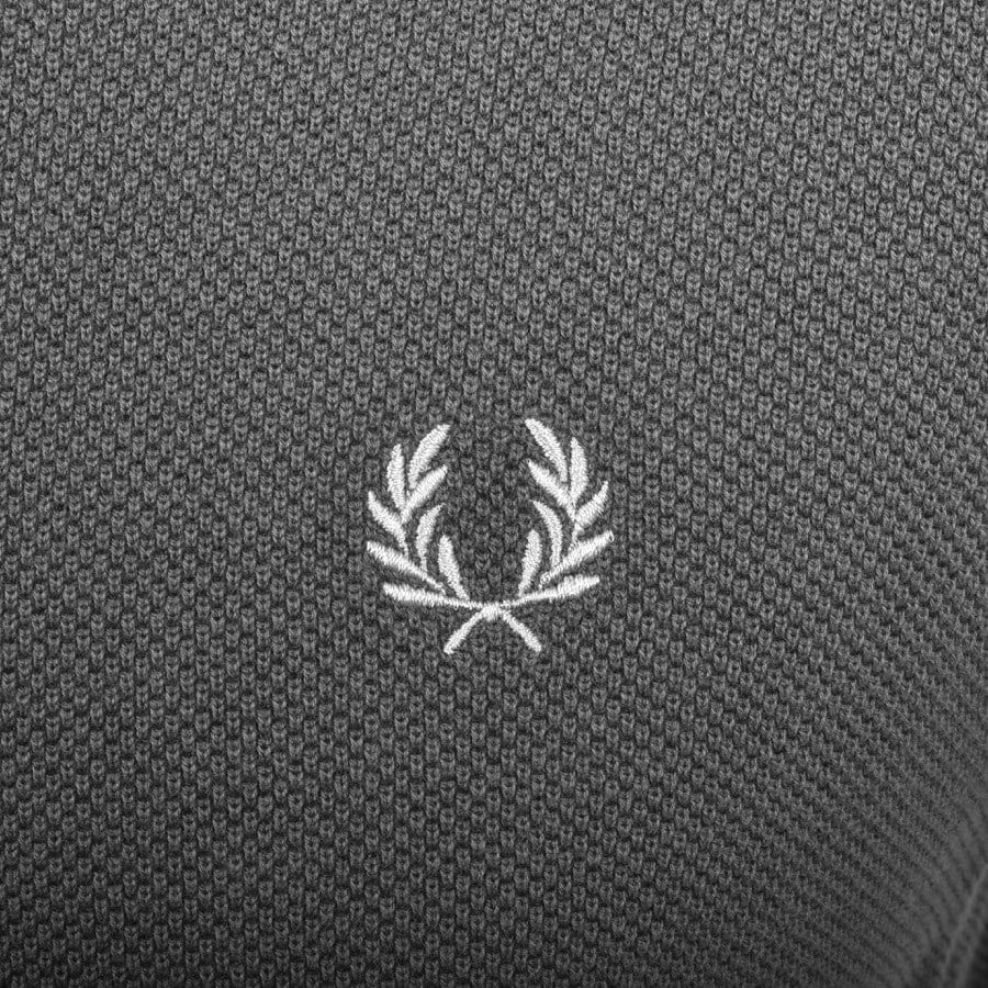 Alternative Image for ProductFred Perry Crew Pique Knit Jumper Grey3