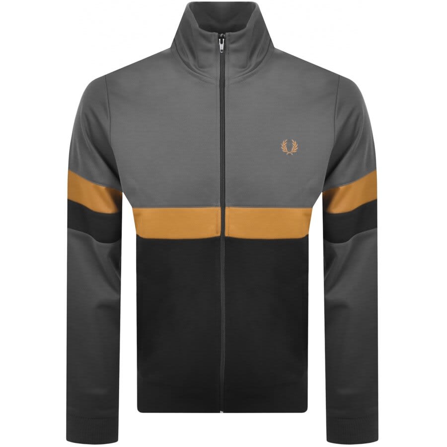 Alternative Image for ProductFred Perry Full Zip Track Top Grey1