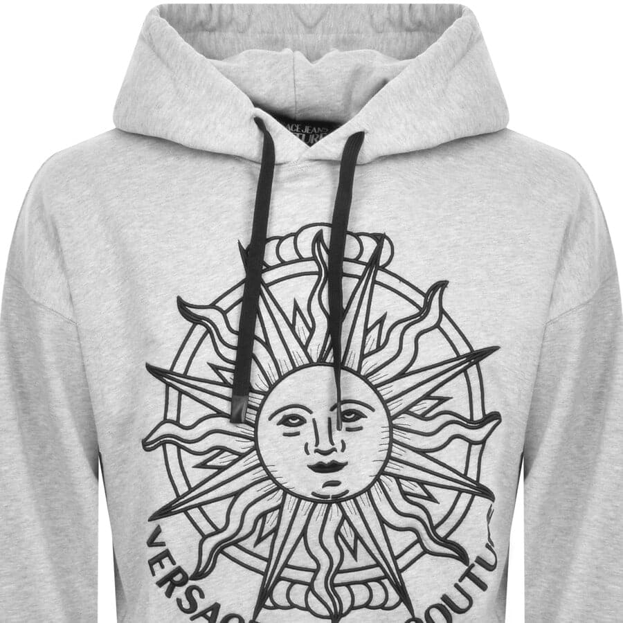 Alternative Image for ProductVersace Jeans Couture Sun Logo Hoodie Grey2