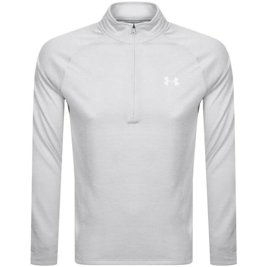 under armour half zip tech sweatshirt grey