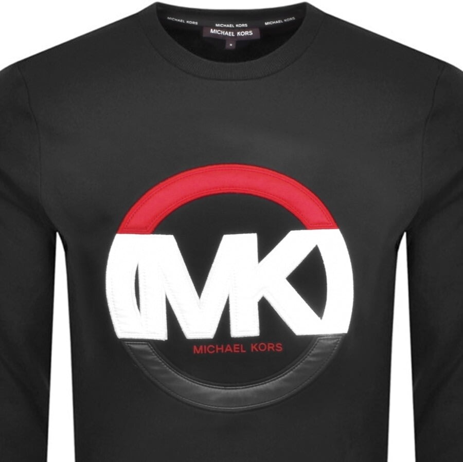 Alternative Image for ProductMichael Kors Victory Crew Neck Sweatshirt Black2