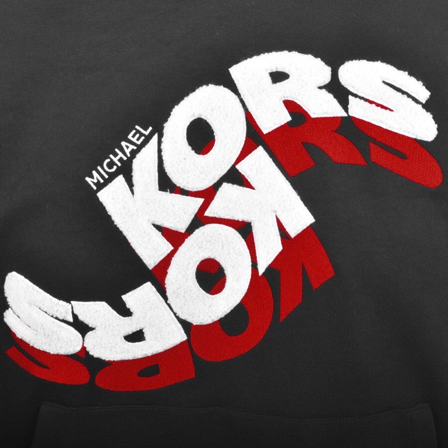 Alternative Image for ProductMichael Kors Wave Logo Hoodie Black3
