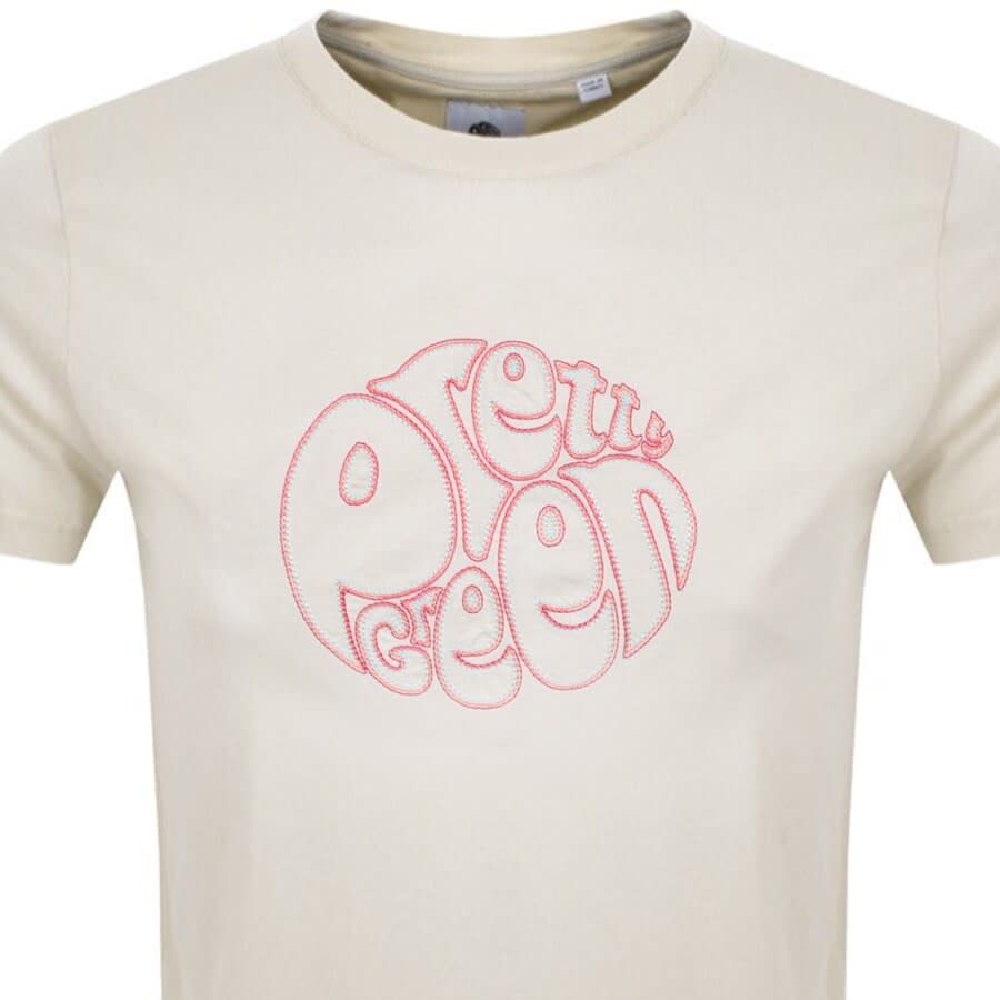 Alternative Image for ProductPretty Green Sinac Logo T Shirt Cream2