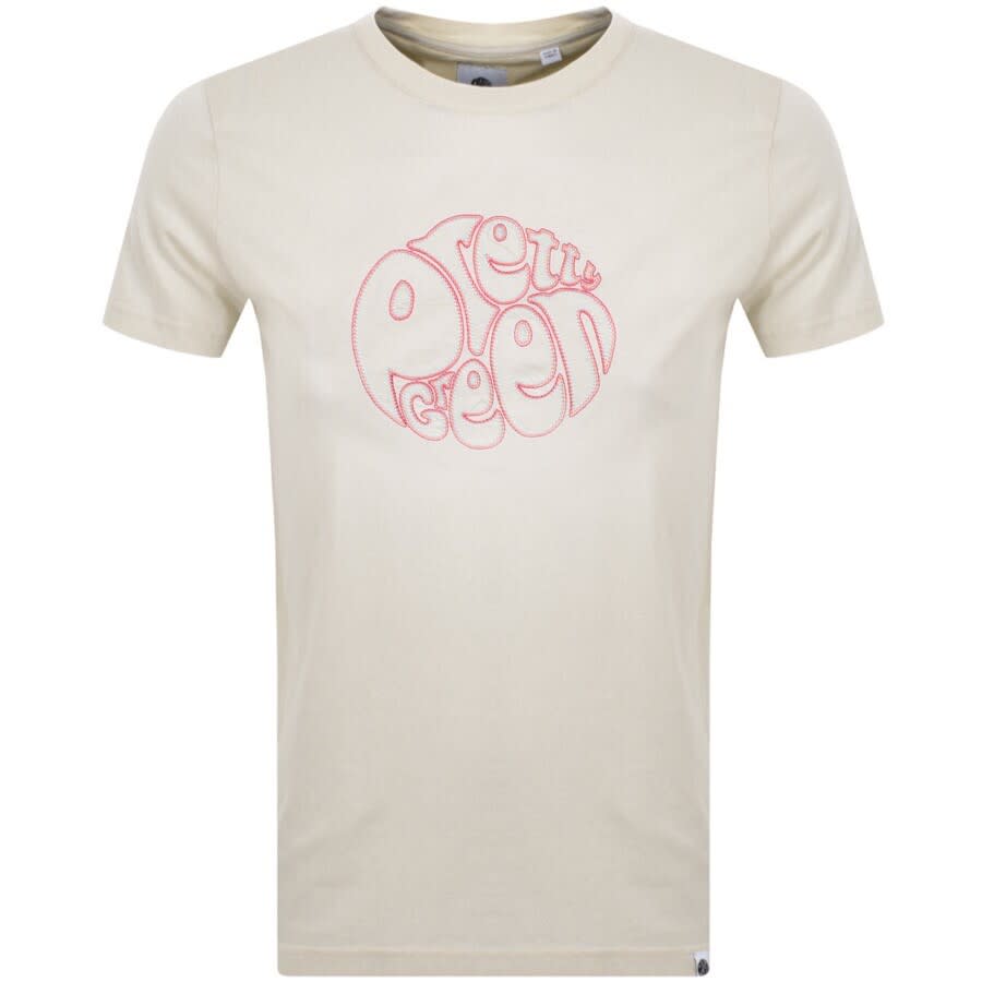 Alternative Image for ProductPretty Green Sinac Logo T Shirt Cream1