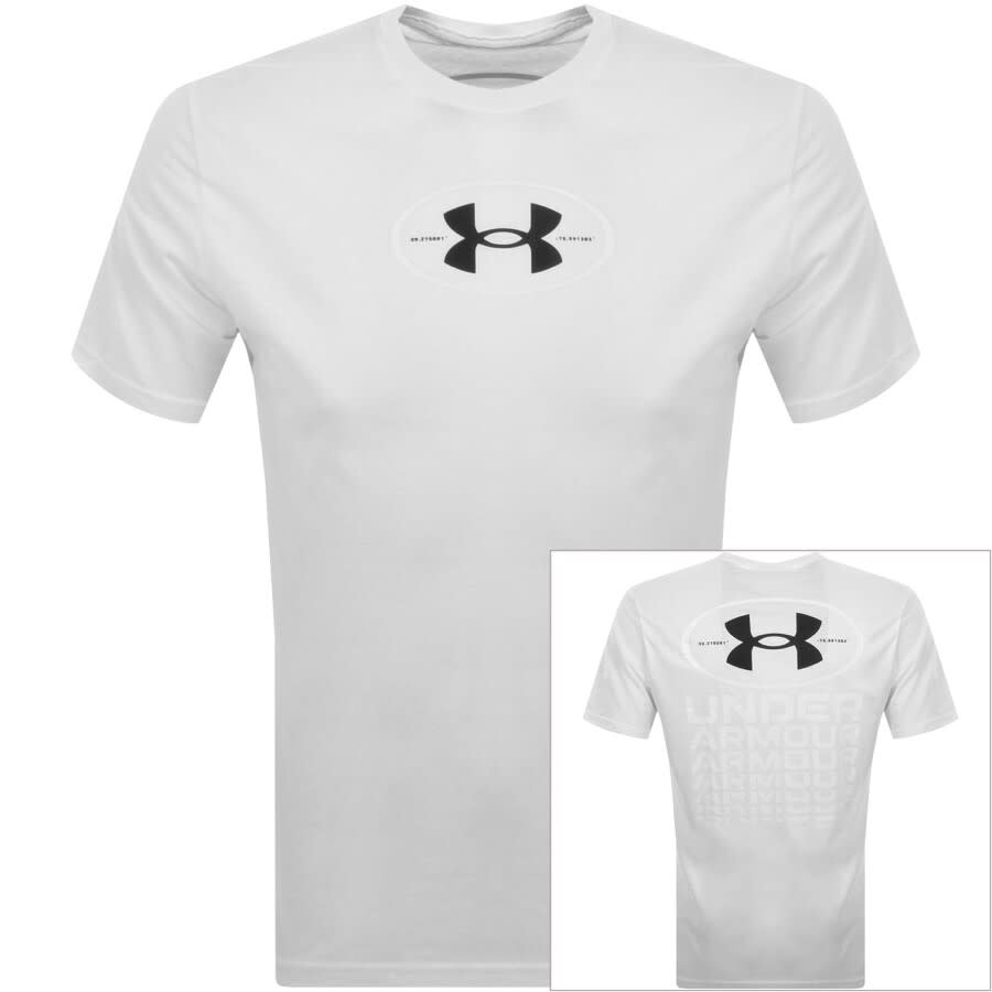 Alternative Image for ProductUnder Armour Logo T Shirt White1