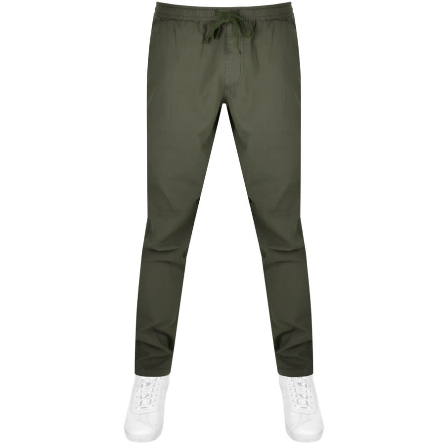 Alternative Image for ProductPretty Green Casual Trousers Khaki1