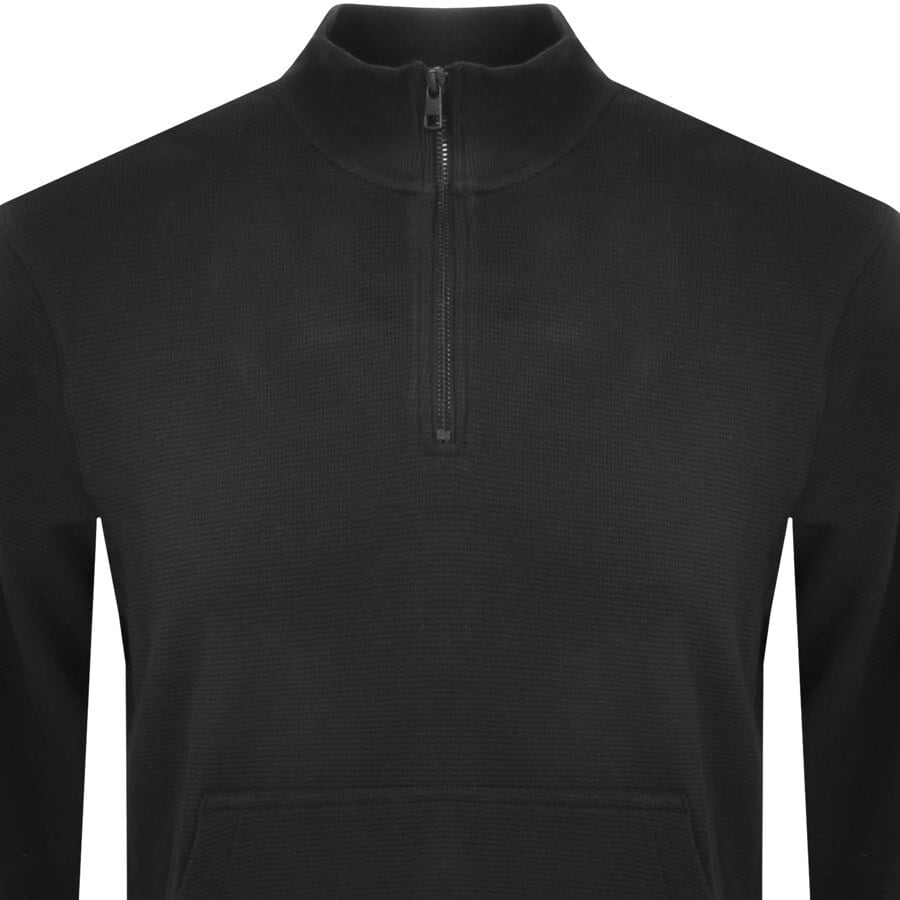 Alternative Image for ProductCalvin Klein Jeans Half Zip Textured Sweatshirt Bl2