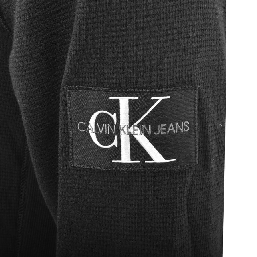 Alternative Image for ProductCalvin Klein Jeans Half Zip Textured Sweatshirt Bl3