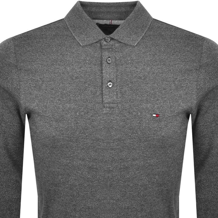 Alternative Image for ProductTommy Hilfiger Long Sleeve Polo T Shirt Grey2