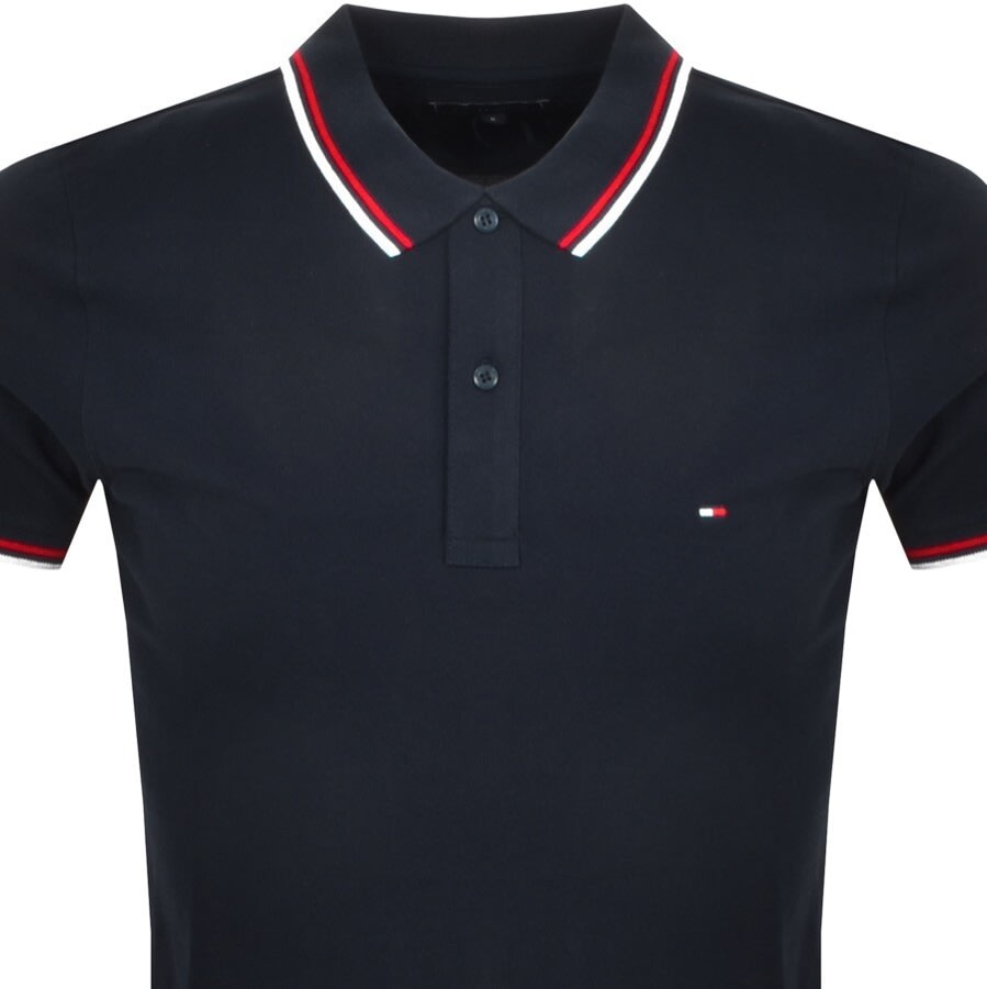 tommy hilfiger tipped slim fit polo