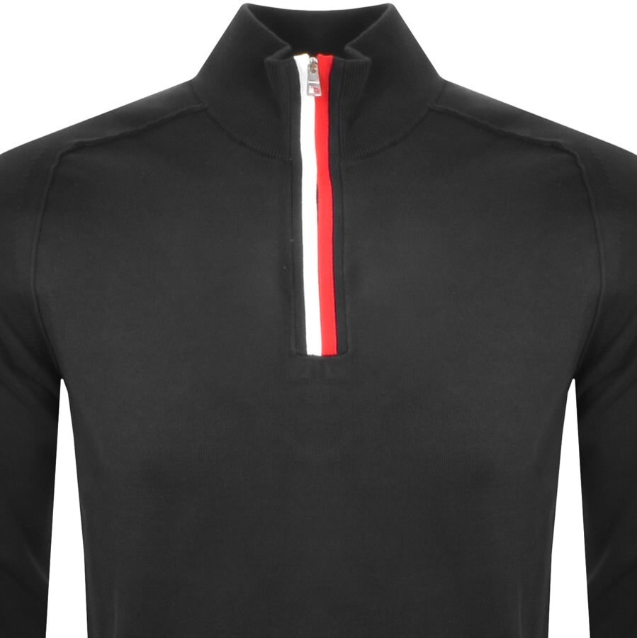 Alternative Image for ProductTommy Hilfiger Half Zip Knit Jumper Black2
