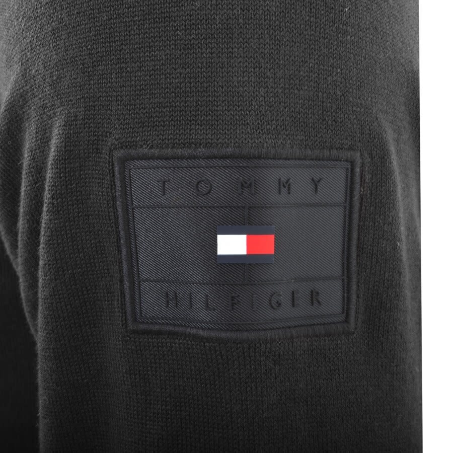 Alternative Image for ProductTommy Hilfiger Half Zip Knit Jumper Black3