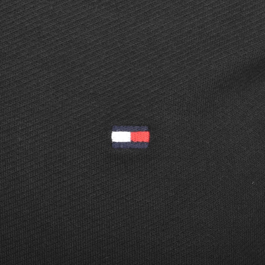 Alternative Image for ProductTommy Hilfiger Half Zip Polo T Shirt Black3