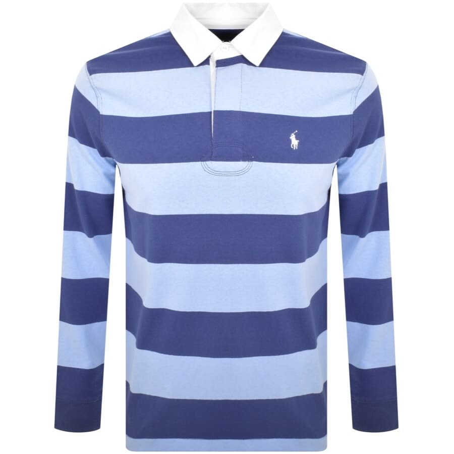 Alternative Image for ProductRalph Lauren Long Sleeve Rugby Polo T Shirt Navy1