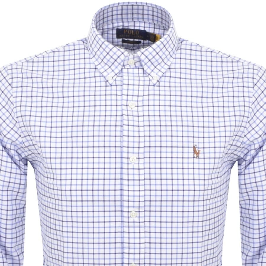 Alternative Image for ProductRalph Lauren Long Sleeved Custom Fit Shirt Blue2