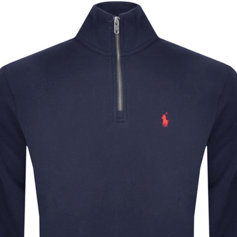 Alternative Image for ProductRalph Lauren Half Zip Sweatshirt Navy2