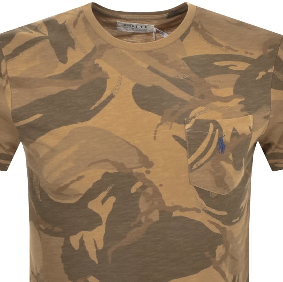Alternative Image for ProductRalph Lauren Custom Slim T Shirt Brown2