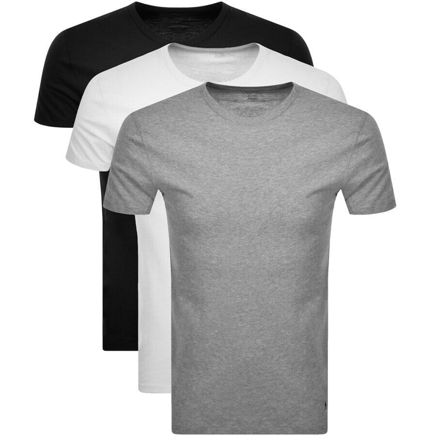 Ralph Lauren 3 Pack Short Sleeve T Shirts White | Mainline Menswear