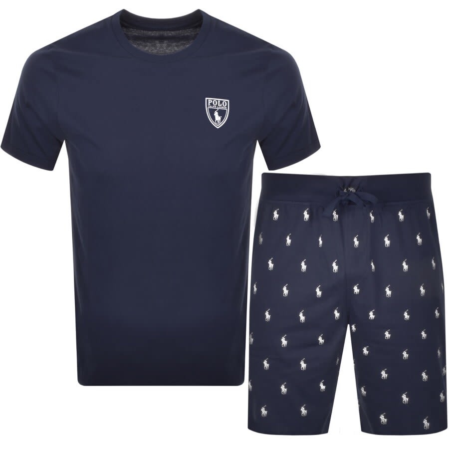 Alternative Image for ProductRalph Lauren Logo Lounge Set Navy1