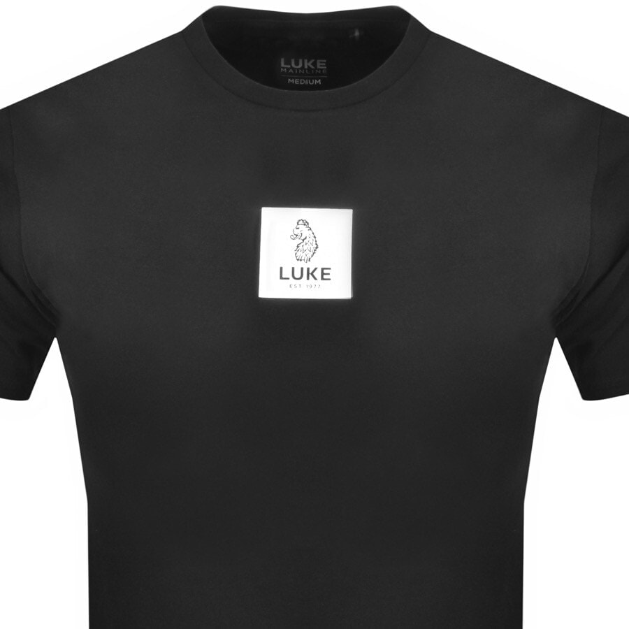 Alternative Image for ProductLuke 1977 TMCL Block Print T Shirt Black2