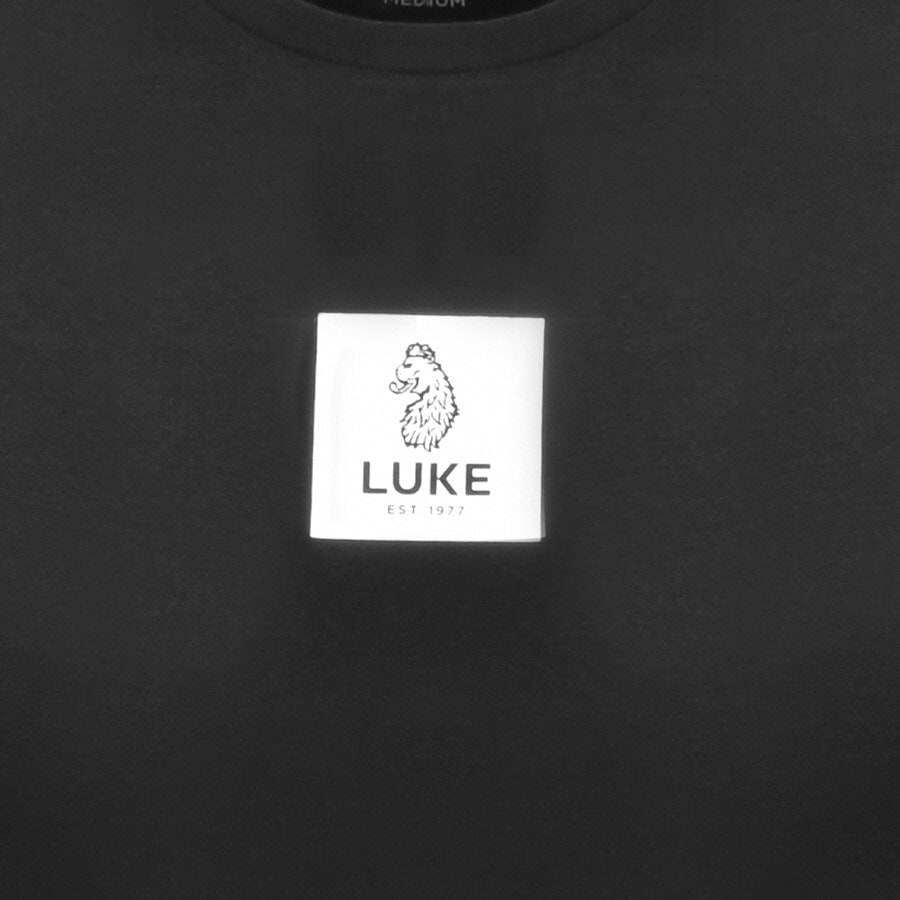 Alternative Image for ProductLuke 1977 TMCL Block Print T Shirt Black3