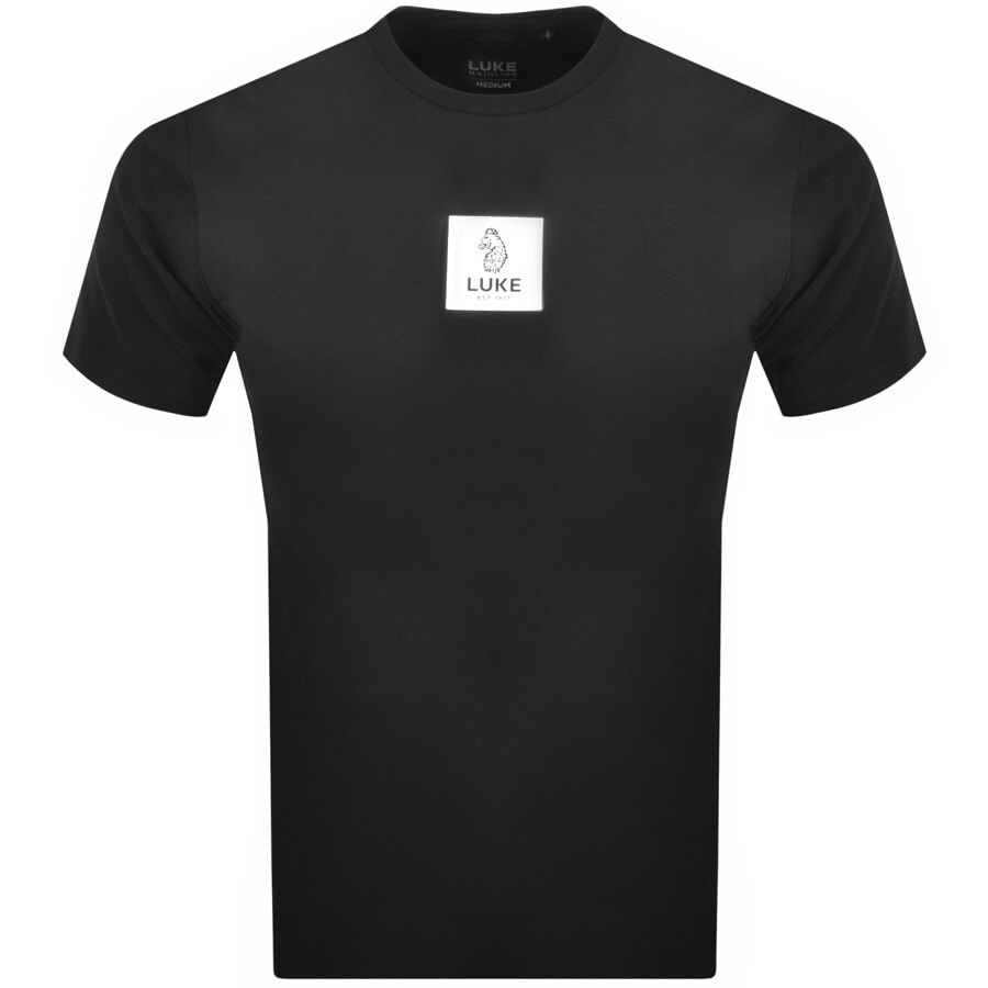 Alternative Image for ProductLuke 1977 TMCL Block Print T Shirt Black1