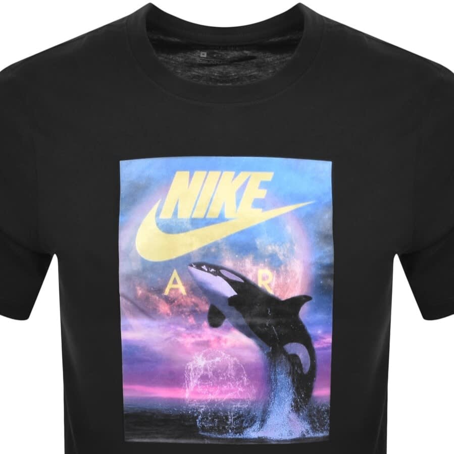 Alternative Image for ProductNike Crew Neck Whale Futura Photo T Shirt Black2