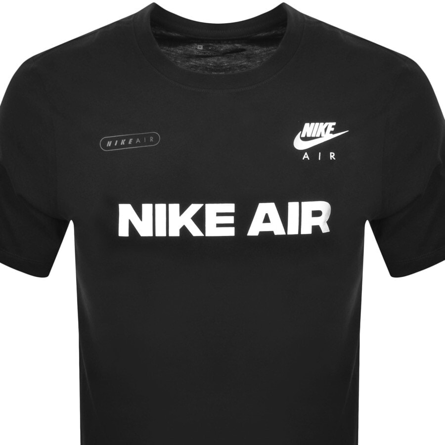 Alternative Image for ProductNike Crew Neck Icon Swoosh T Shirt Black2