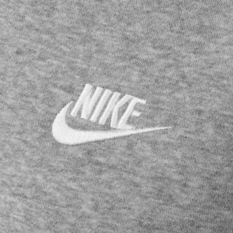 Nike club swoosh crew sweatshirt grey shop