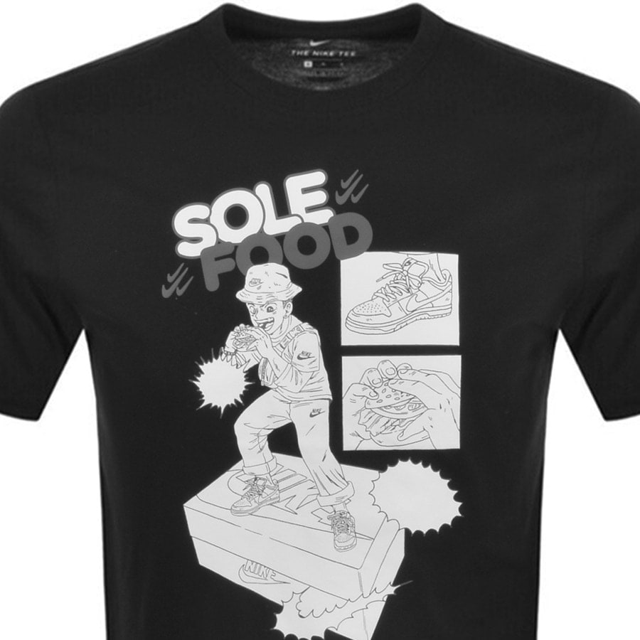 Alternative Image for ProductNike Crew Neck Logo T Shirt Black2