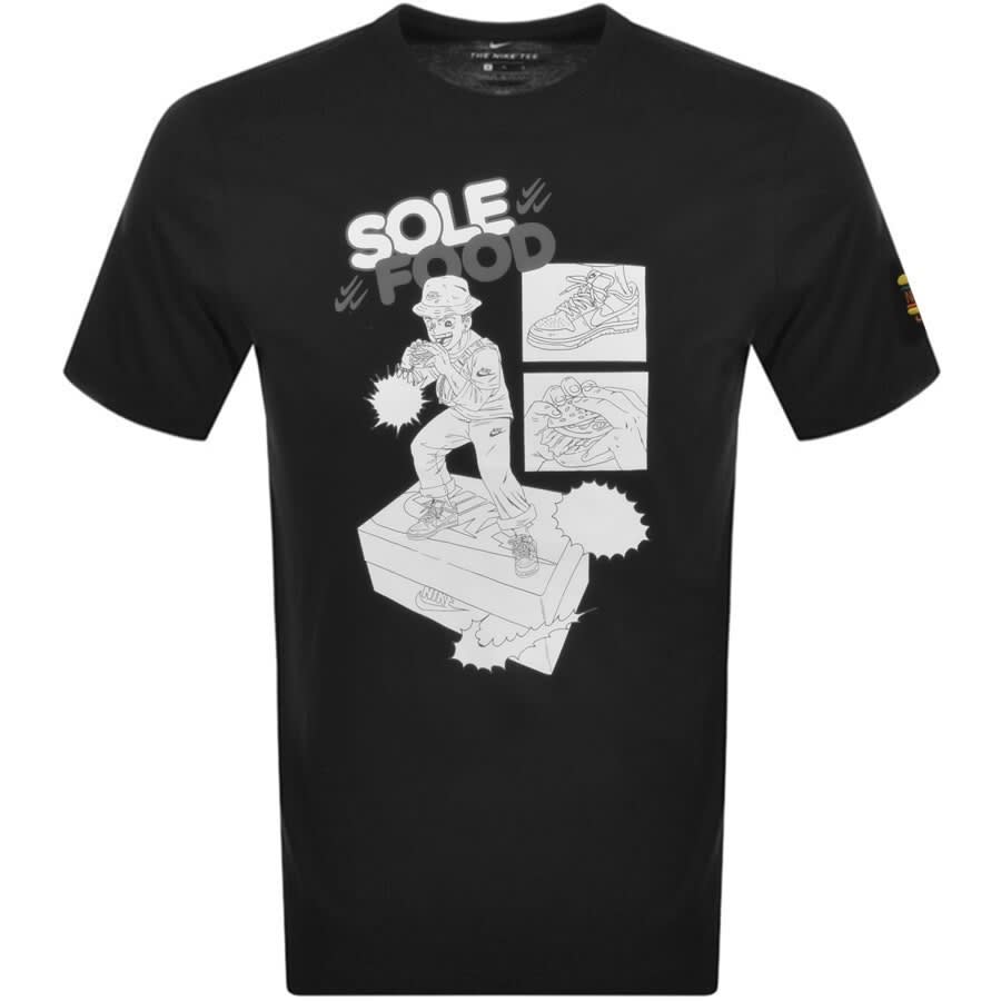 Alternative Image for ProductNike Crew Neck Logo T Shirt Black1