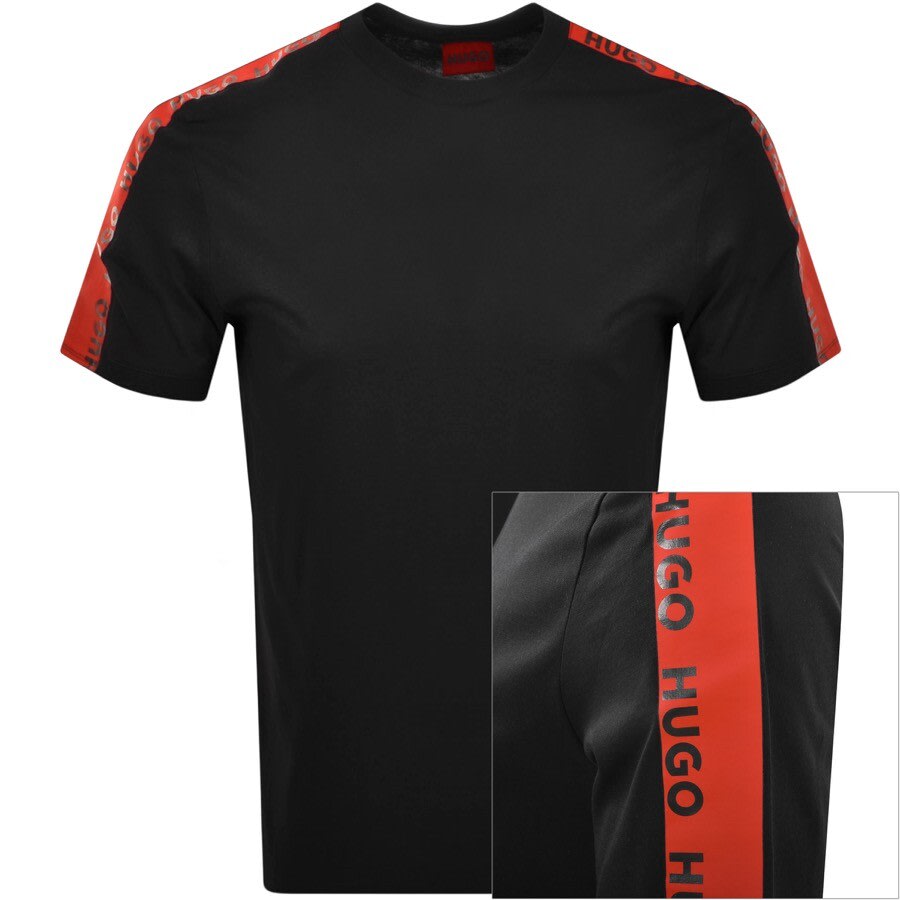 Alternative Image for ProductHUGO Dorregio Crew Neck T Shirt Black1