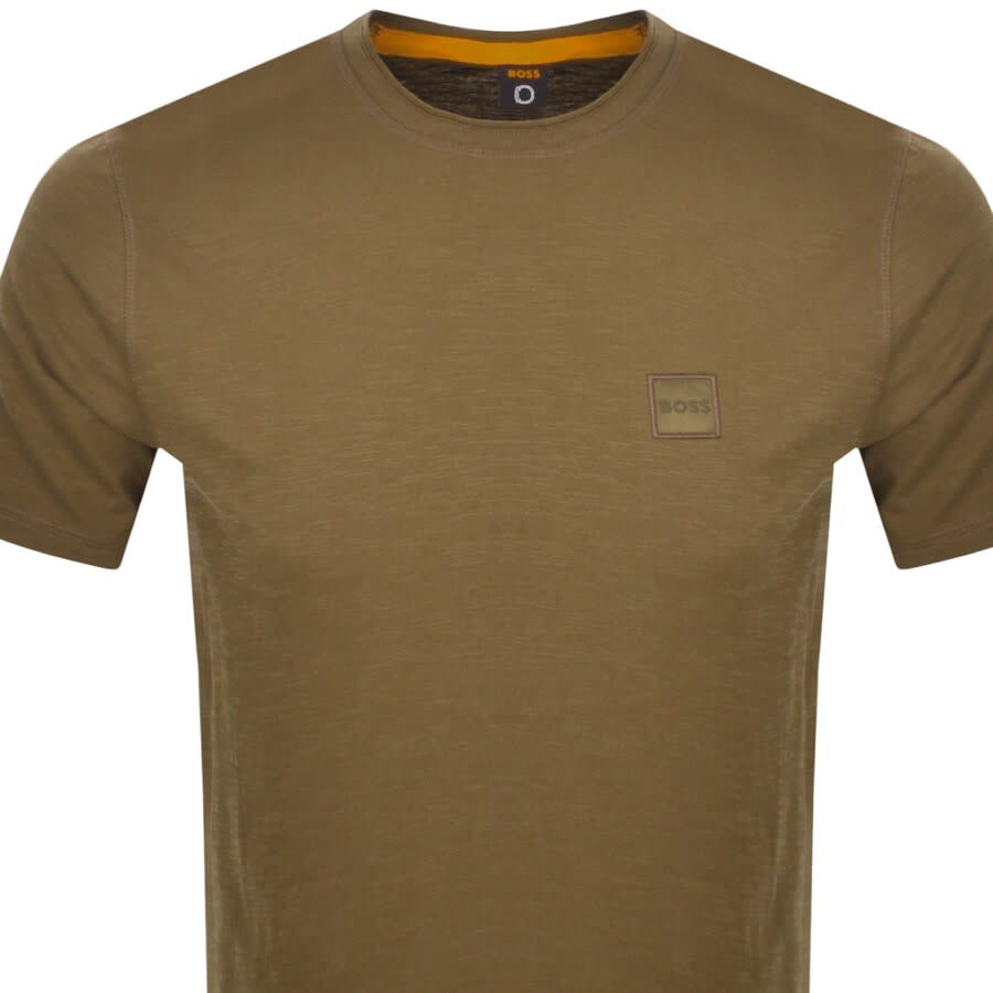 Alternative Image for ProductBOSS Tegood Logo T Shirt Brown2