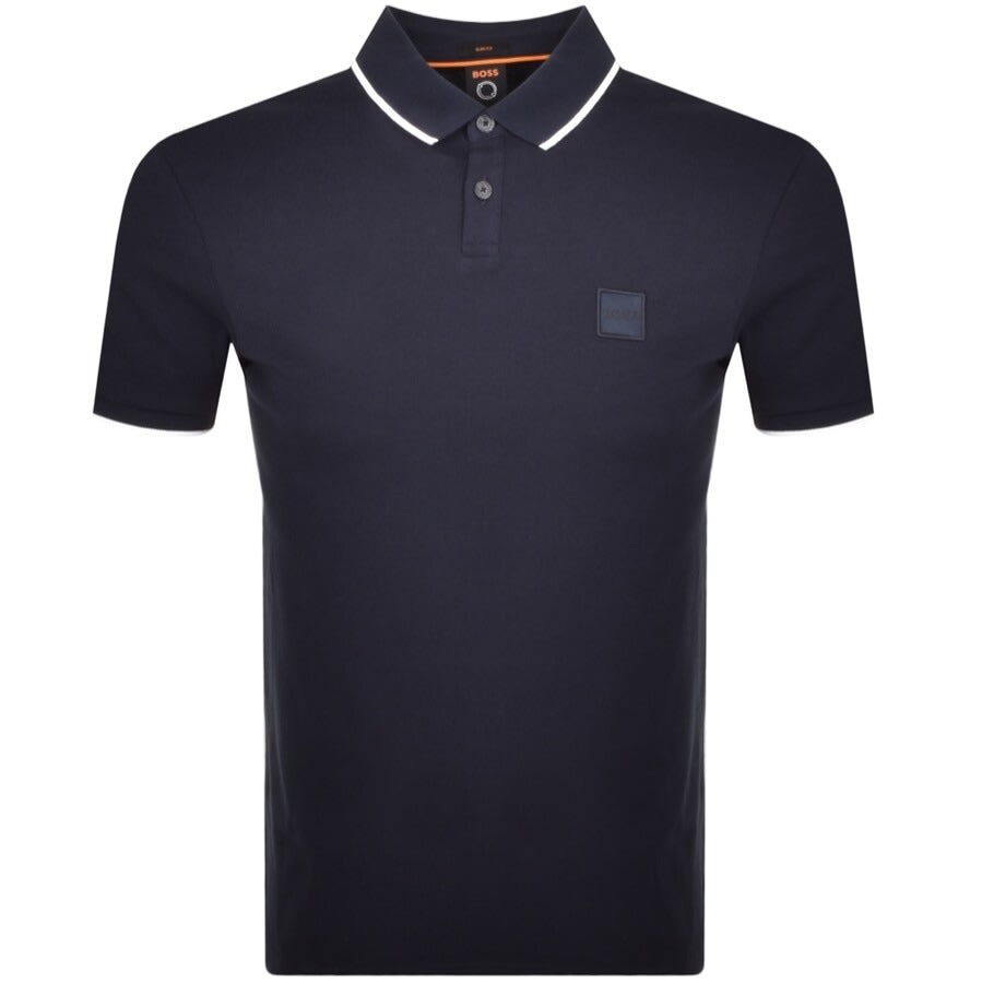Alternative Image for ProductBOSS Passertip Polo T Shirt Navy1