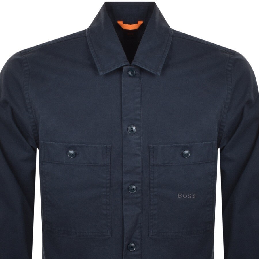 Alternative Image for ProductBOSS Locky Overshirt Jacket Navy2