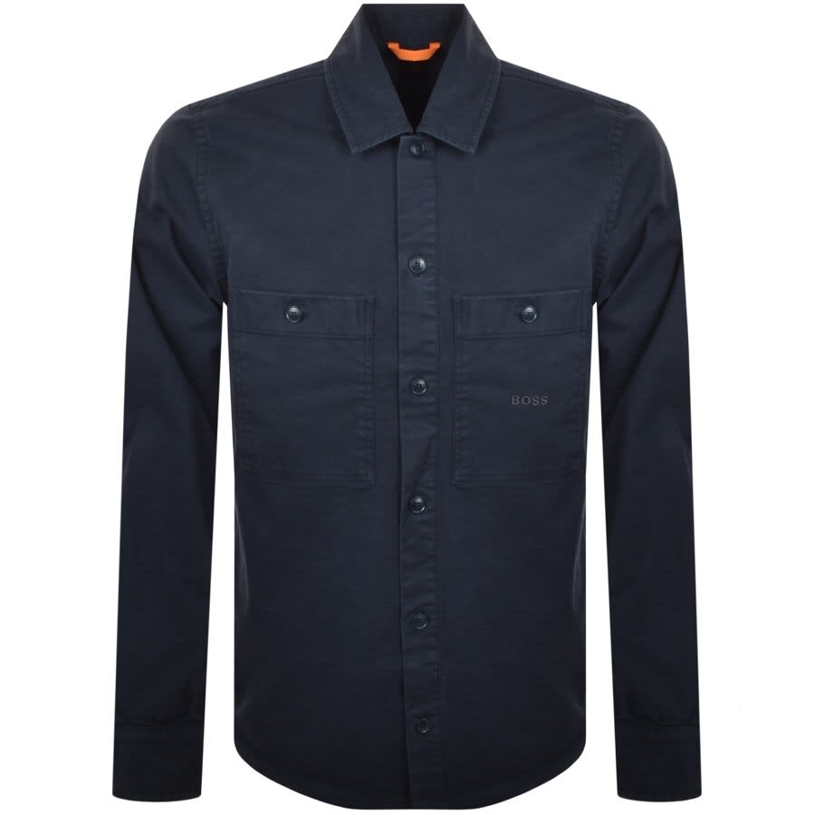 Alternative Image for ProductBOSS Locky Overshirt Jacket Navy1