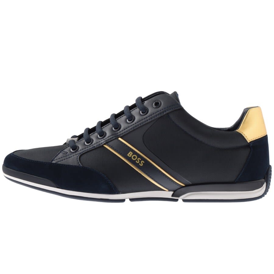 Alternative Image for ProductBOSS Saturn Lowp Trainers Navy1