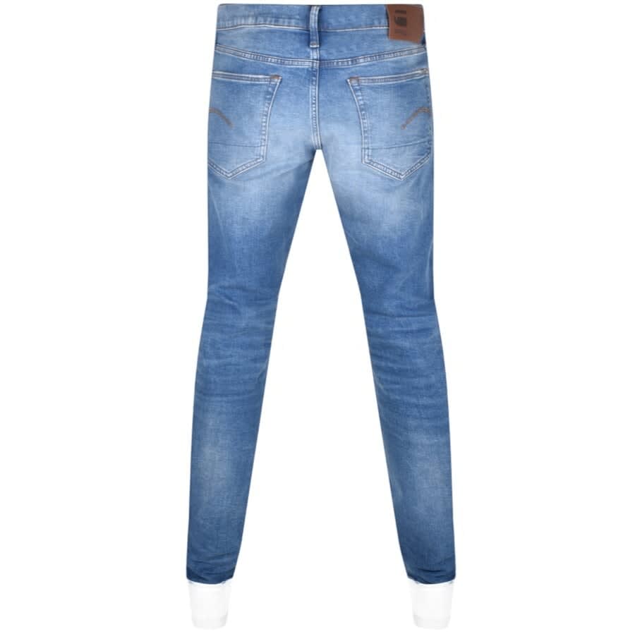 Alternative Image for ProductG Star Raw 3301 Tapered Jeans Light Wash Blue2