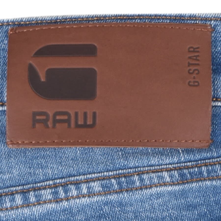 Alternative Image for ProductG Star Raw 3301 Tapered Jeans Light Wash Blue3