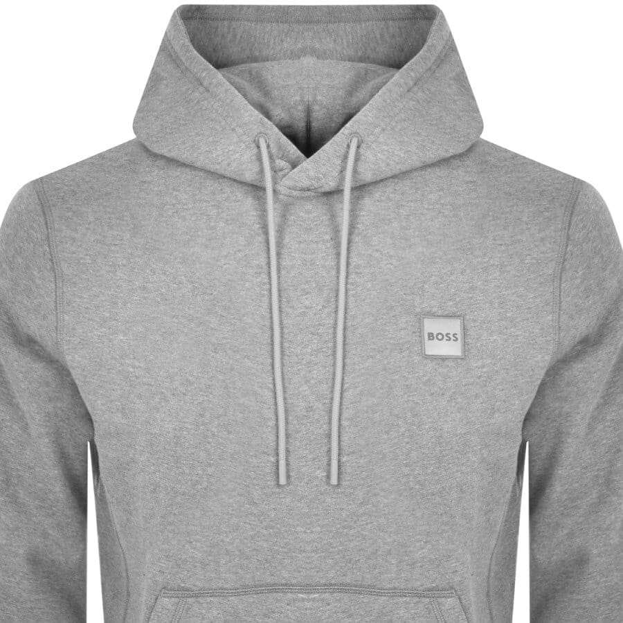 Alternative Image for ProductBOSS Wetalk Pullover Hoodie Grey2